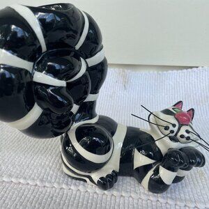 SWAK Clancy Cat Figurine Tea Light Candle Holder Lynda Corneille